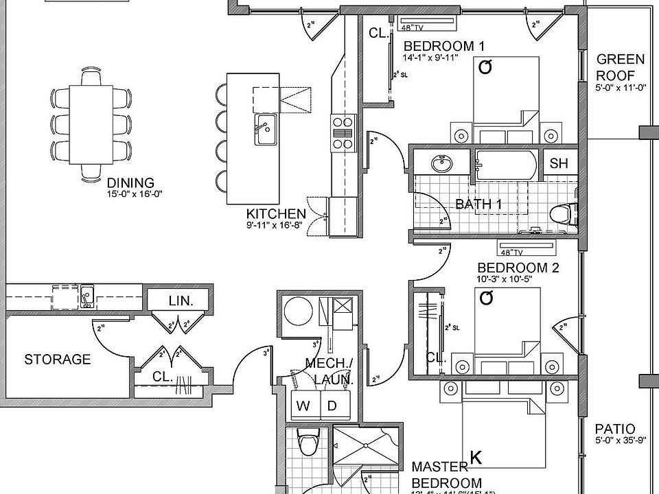2nd image of 309 N Ashley St #14