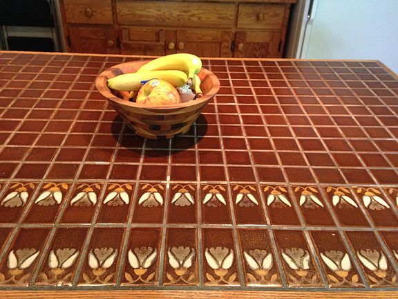 Kitchen Island Tile