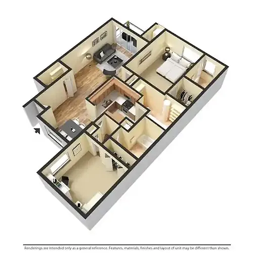 Floor plan 2 Bedroom