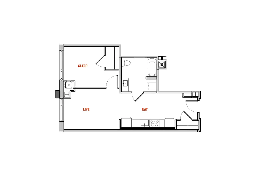 Floor plan W