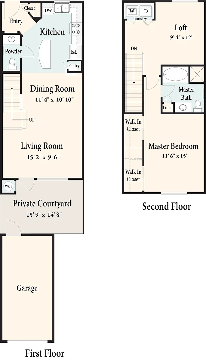 Floor plan Fordham