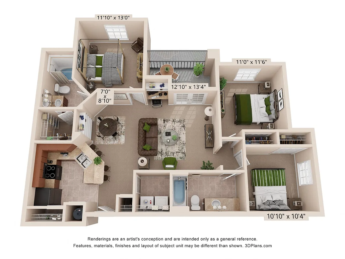 Floor plan C1 | The Summer Crest