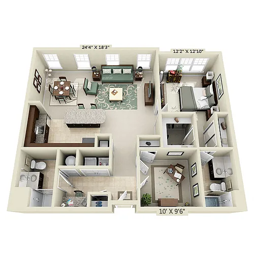 Floor plan A2A