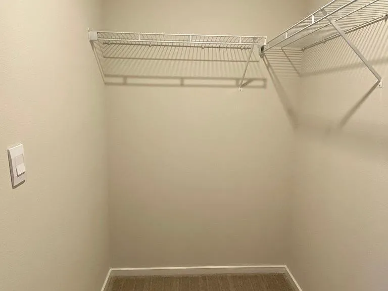 Master walk-in closet