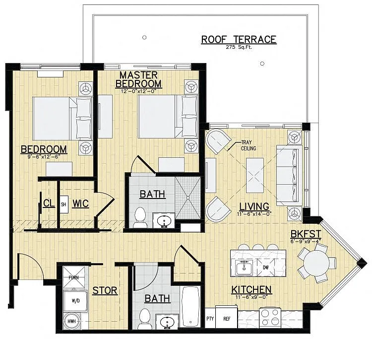Floor plan C1a