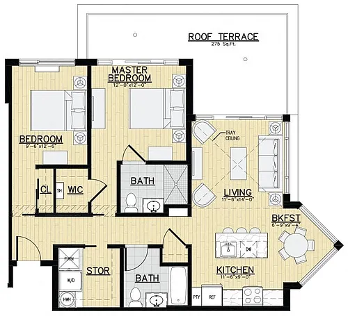 Floor plan C1a