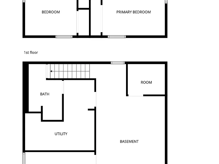 Both levels, floor plan