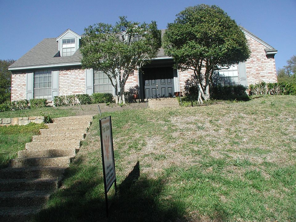 House is set on a hill
