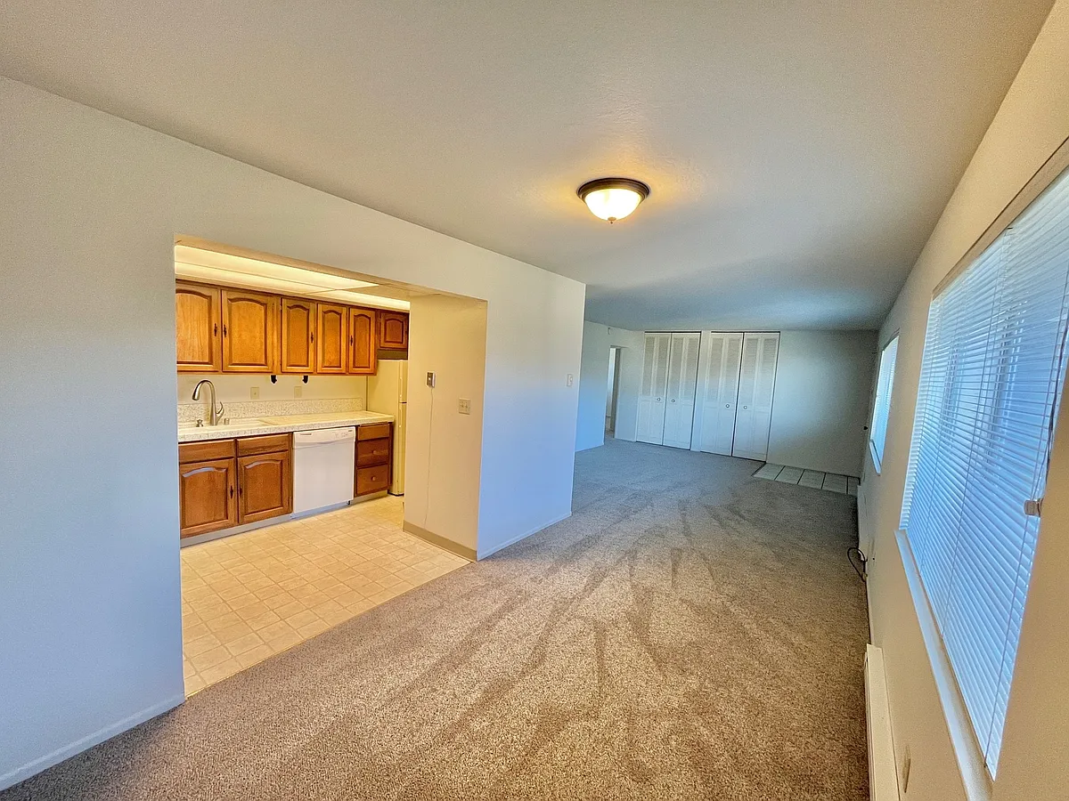 Dining Area, facing the kitchen and living room. - 301 Belden St #8