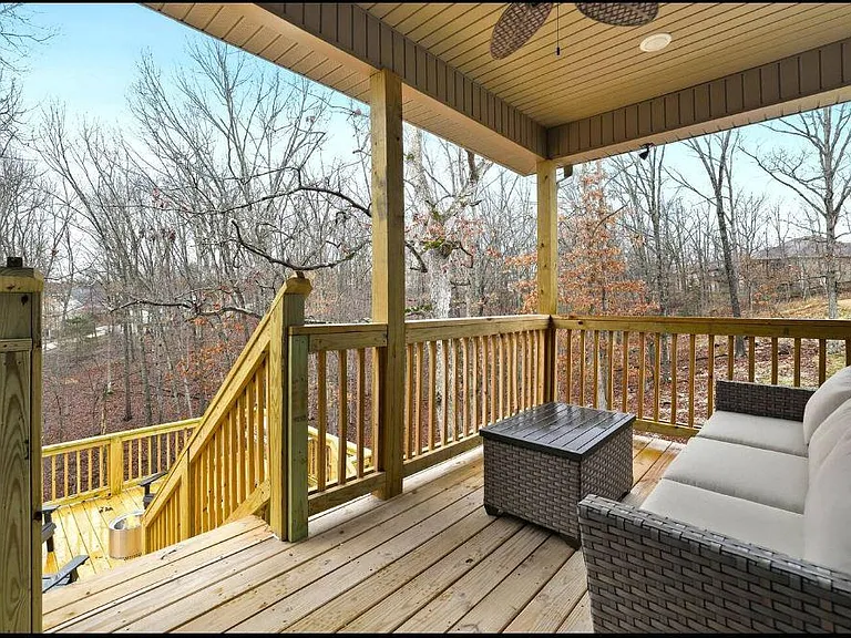 Deck outside master bedroom