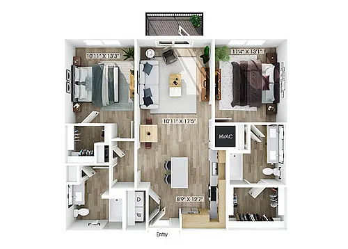 Floor plan B1