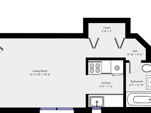 2nd image of 67 W 109th St APT 2D