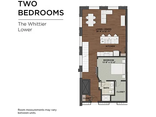 Floor plan Whittier