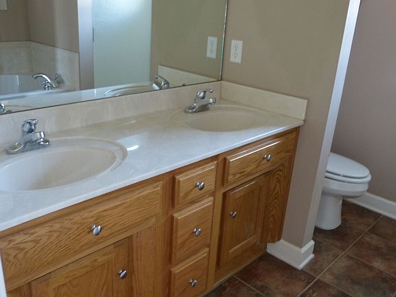 Double vanity in master bath