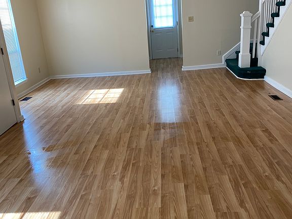 Dining area and living room