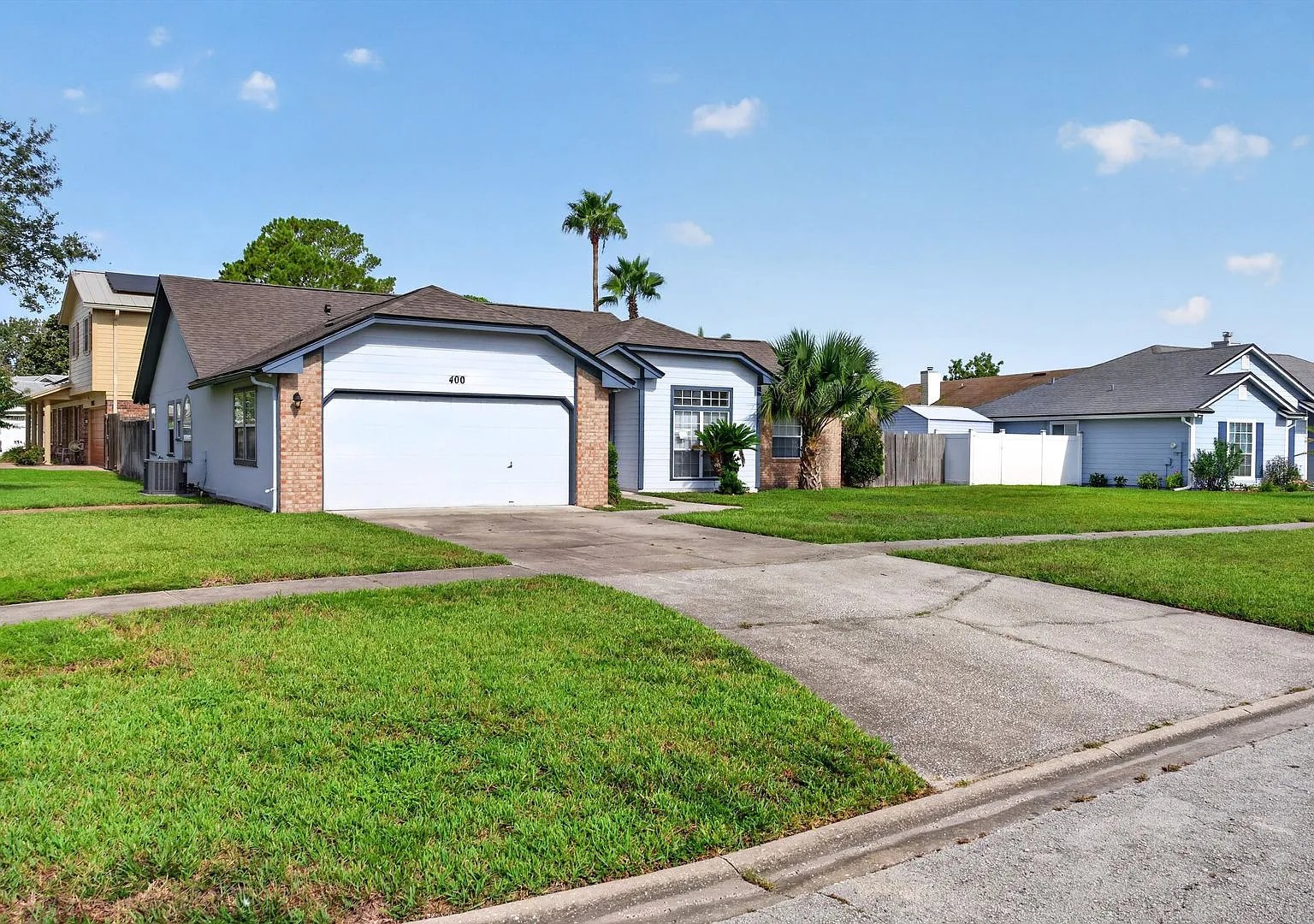 Large Home Has Fenced Backyard — Photo 1