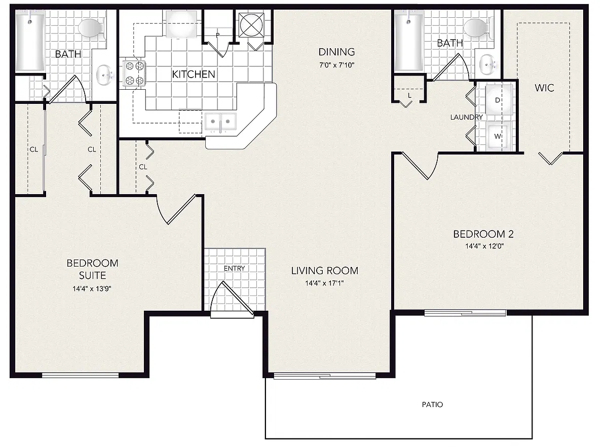 Floor plan B1-Middleburg