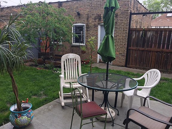 Common backyard area