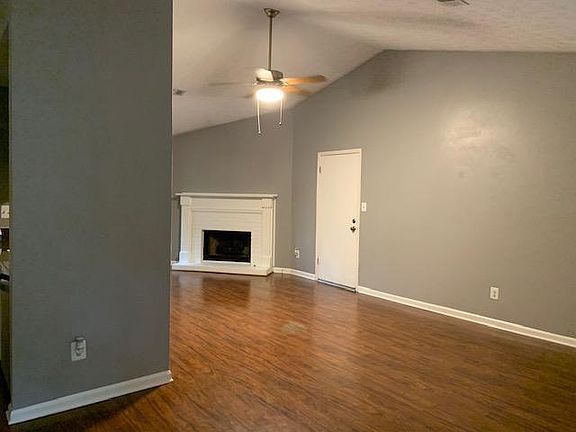 Open space with hardwood floors