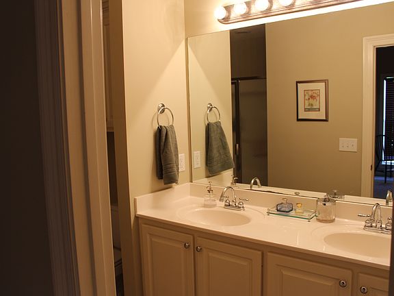 Master bath double vanities