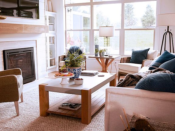 Torino ranch model showing living area