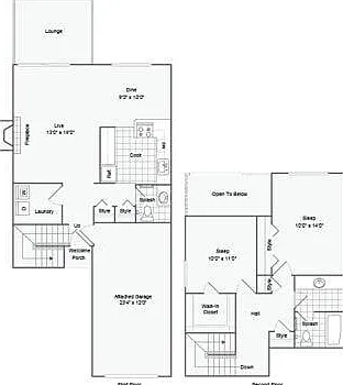 2-Bed 1.5-Bath Townhome 2-Bed 1.5-Bath Townhome