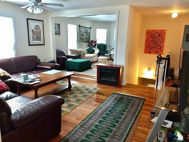 Formal Dining Room ( used as family room ) Living Room with Bay Window
