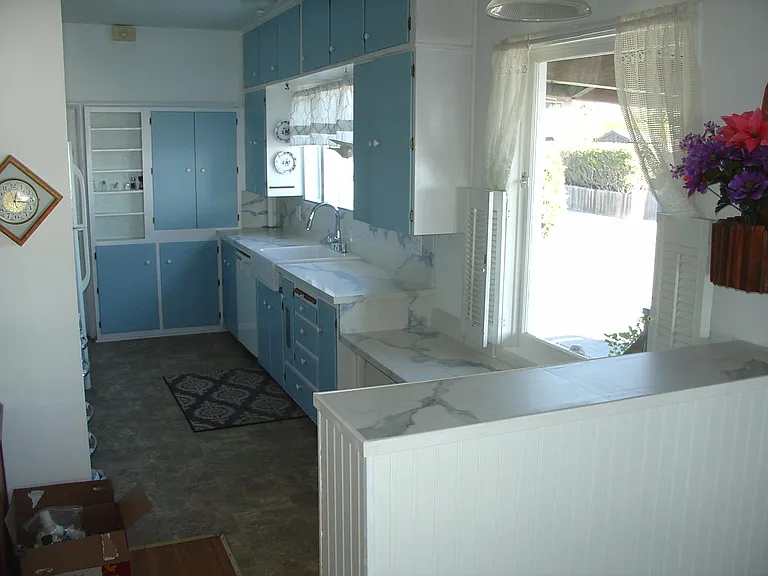 Kitchen View from living room