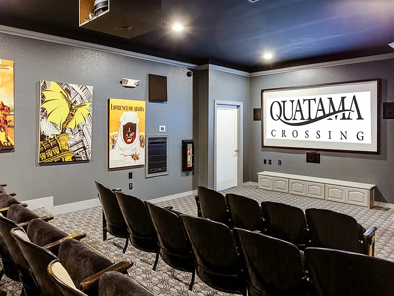 Fully equipped media room