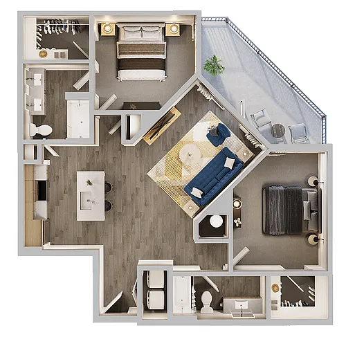 Floor plan B2