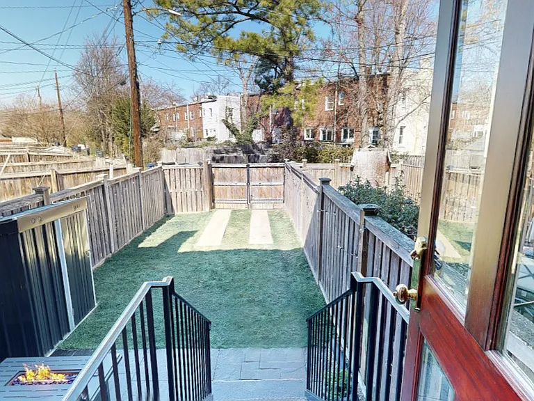View to backyard