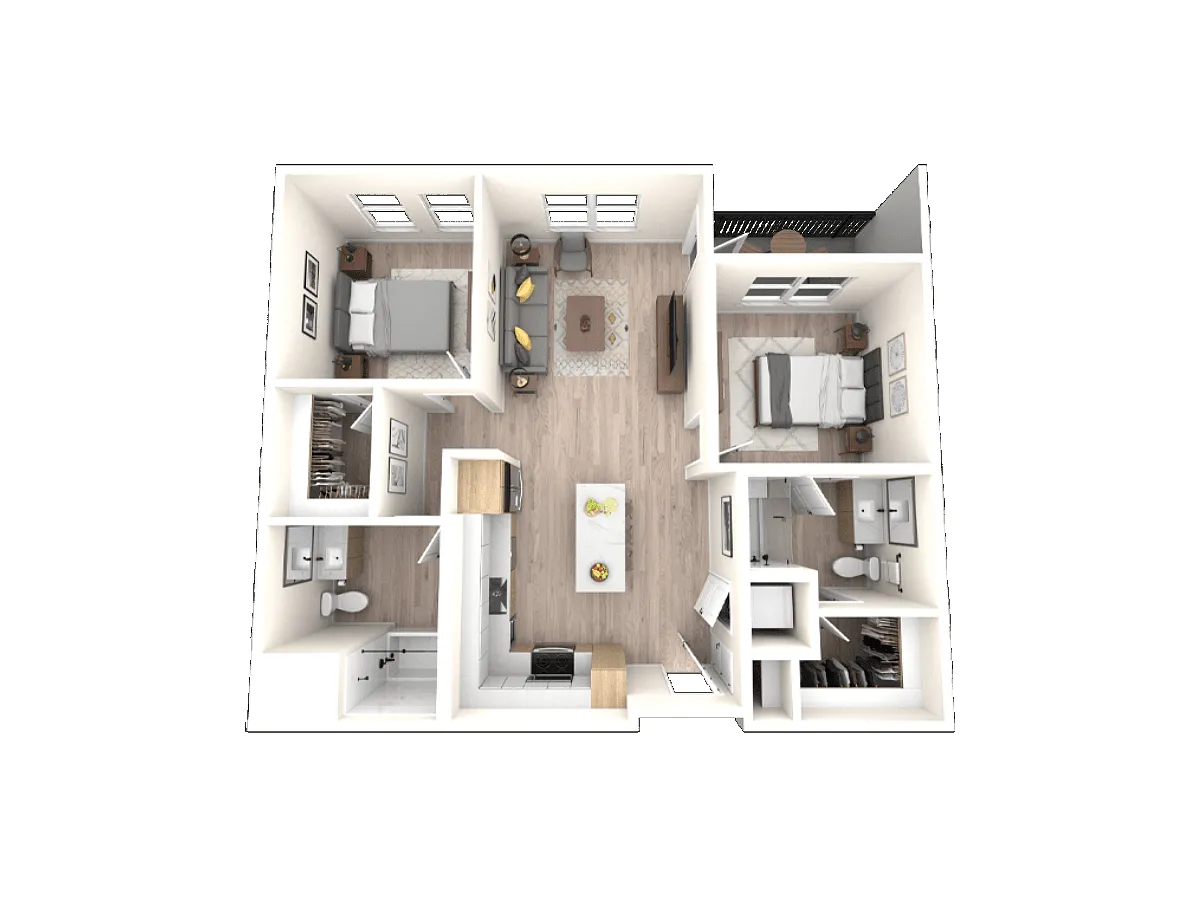 Floor plan 2C