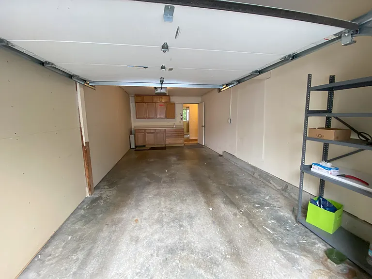 Garage Entrance - One Car Garage