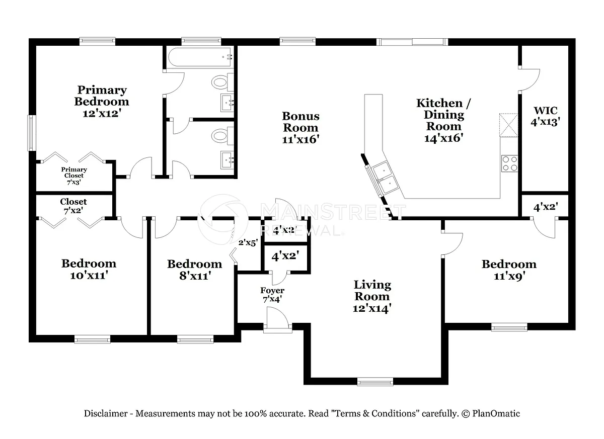 Floor Plan - 1111 Glenn Dr