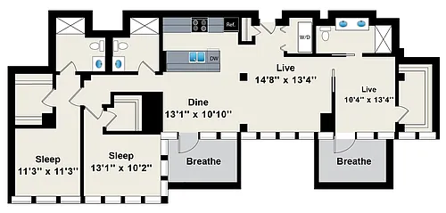 Floor plan C6 - 504