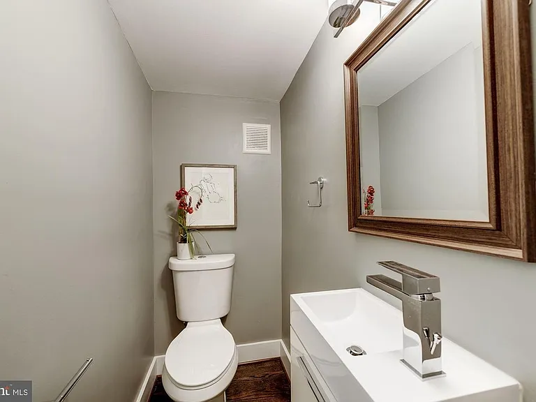 1/2 Bath down stairs.