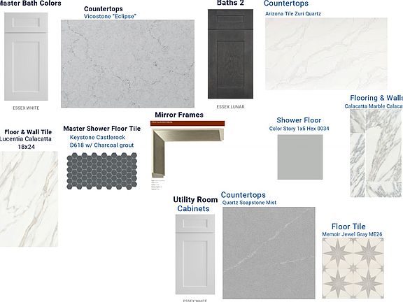 Master Bath Selections