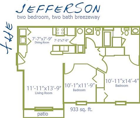 Spacious floor plan!