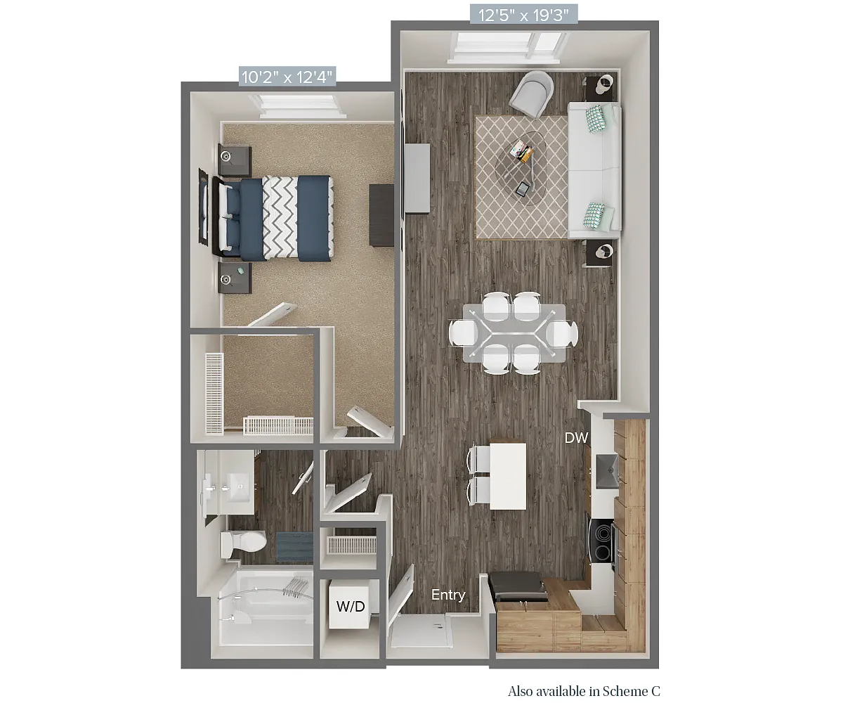 Floor plan A14_704-706