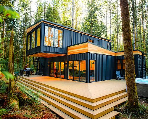 These photos of exterior and interior are virtual renderings