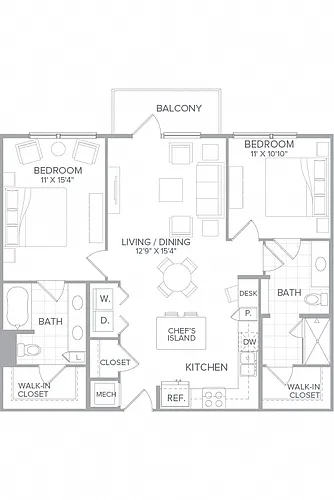 Floor plan B1
