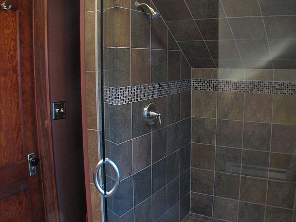 Custom walk-in shower