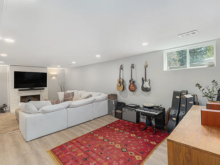 Basement living room