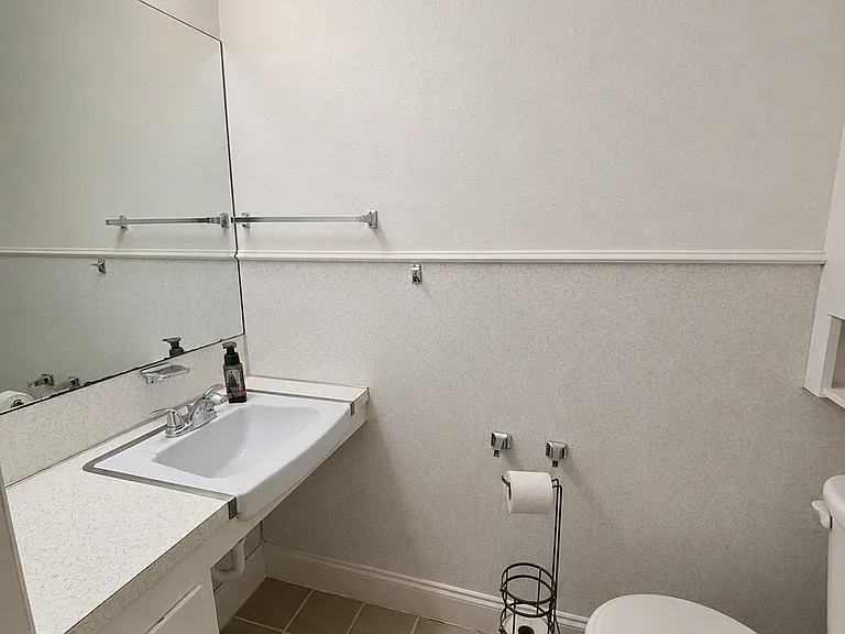 primary half bathroom