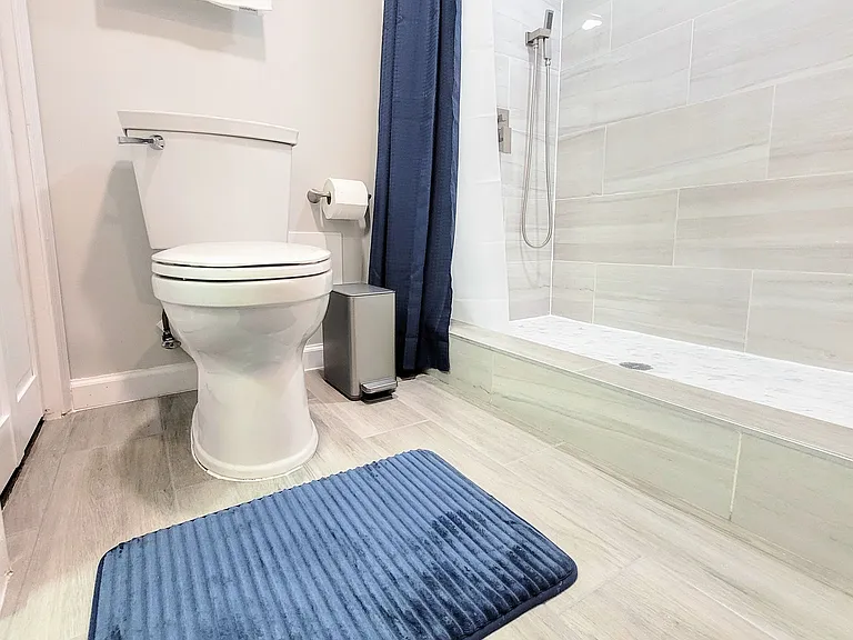 Full (new) guest bathroom on the main level