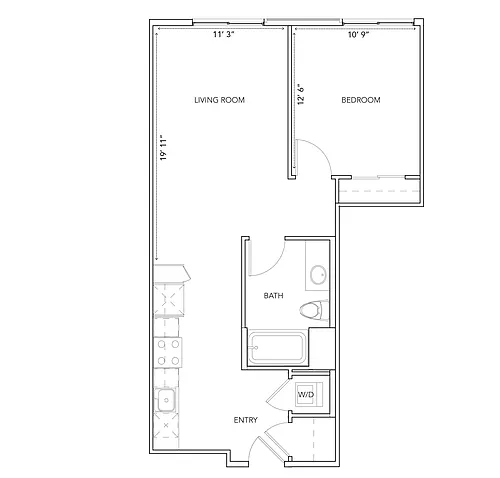 Floor plan One bed 10b