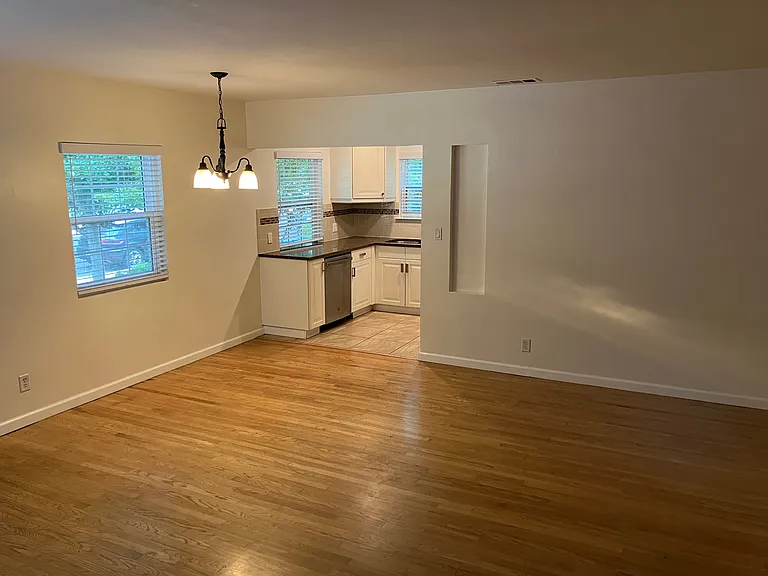 Dining area and kitchen