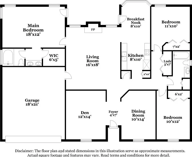 3 bed, 2.0 bath, 1800 sqft, $2,165 — Photo 2