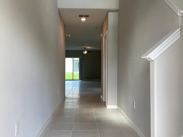 Entryway leads you to an open floor plan with lots of natural lighting.
