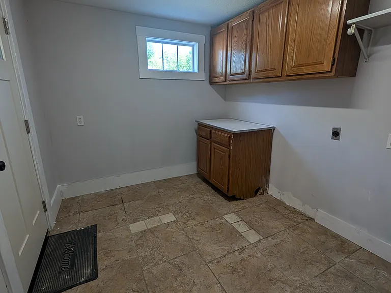 Laundry room on the main level